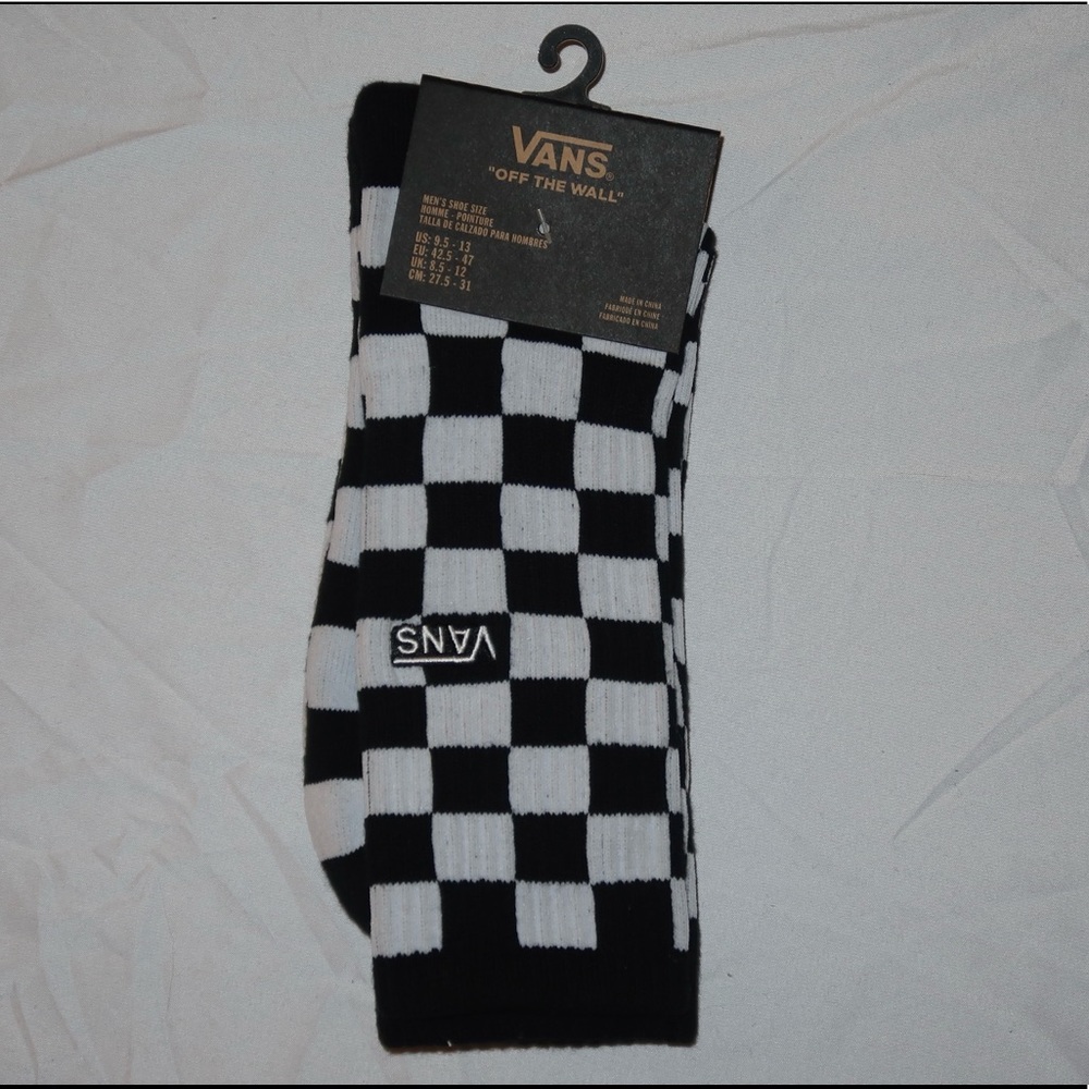 Vans Checkerboard Crew Socks